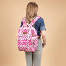 Wrangler Aztec Backpack Multifunction Baby Travel Bag with Changing Pad, Stroller Straps and Pacifier Case WG2204-91103PK by TinyTreasures Baby Boutique