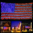 XTF2015 Led Flag Net Lights of The United States, Waterproof American Flag String Light for Christmas, Festival, Holiday, Independence Day, Memorial Day, Decoration, Garden, Yard, Indoor and Outdoor by GreenHaven Gardens