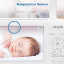 VTech Video Baby Monitor with 5" LCD Screen, Up to 17Hrs Video & 31Hrs Audio Battery Life, Night Vision, 1000ft Range, Pan-Tilt-Zoom, Lullabies, Soothing Sounds, Temperature Sensor, No WiFi: 924W by TinyTreasures Baby Boutique