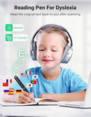 SVANTTO S2 Reader Translator Pen Scanner, Text to Speech Device for Dyslexia, OCR Digital Highlighter Pen, Exam, Bluetooth Langage Translator, No Monthly Fee（Black） by TinyTreasures Baby Boutique