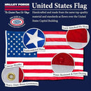 American Flag - 100% Made in the USA - 3' x 5' ft - Koralex II 2-ply Polyester - Sturdy, Durable and Patriotic - Great for Gardens, Homes, Patios and Cars – By Valley Forge Flag by GreenHaven Gardens