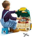 VEVOR Engine Toy, 60 Pieces, Kids Mechanic Car Repair Set with Removable Parts, Lights and Sounds, Steering Wheel and Horn, Kids Mechanic Workshop Set for Toddler Ages 3 Years and Up, Green by TinyTreasures Baby Boutique