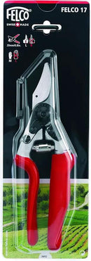 Felco F17 Pruning Shears – 7.9" Garden Clippers with Revolving Handle for Left-Handed Users | Hand Pruners for Gardening | Garden Tool Cutter with Forged Aluminum Body, Bypass & Anvil Blades by GreenHaven Gardens