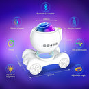 ENOKIK Galaxy Projector, Star Aurora Projector Built-in Bluetooth Speaker, Night Light for Kids Adults, White Noise Light for Home Decor/Relaxation/Party/Music/Gift (White) by TinyTreasures Baby Boutique
