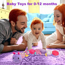 Baby Girls Toys 0-6 Month Baby Stuffed Animal Toys for 0-6 6-12 Months & A Pair of Wrist | Baby Musical Caterpillar Tummy Time Toy | Newborn Infant Sensory Toy for 1 2 Years Old Boys Girls. by TinyTreasures Baby Boutique