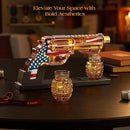Birthday Gifts for Men Dad, Kollea Flag Whiskey Decanter Sets with Grenade Shot Glasses, Gifts Ideas for Brother, Holiday, Father, Husband, Boyfriend, Military Enthusiasts, Funny Anniversary Present by CozyNest Decor