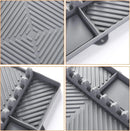 Griddle Mat Barbeque Grill Accessories Tools for Blackstone, Side Shelf Mat Grill Pad for Outdoor Grill Kitchen Counter Spatula Silicone Mat with Drip Pad for Kitchen, Cooking, Countertop (Grey) by GreenHaven Gardens