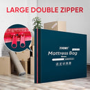 ZCHENBS® – Mattress Bags for Moving and Storage,Mattress Bag with Zippers,5 Mil Ultra-Thick Bed Bag,Waterproof,Anti-Tear,Heavy-Duty Mattress bag (Black, Queen-(2 Pack)) by TinyTreasures Baby Boutique