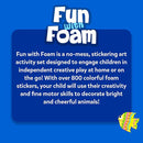 Skillmatics Foam Sticker Art Activity - Under The Ocean, Mess-Free Fun for Kids, 800+ 3D Foam Stickers, DIY Felt Craft Kits, Gifts for Girls & Boys Ages 3, 4, 5, 6, 7 by TinyTreasures Baby Boutique