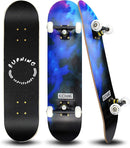 Easy_Way Complete Skateboards- Standard Skateboards for Beginners Kids Boys Girls Teenager- 31''x 8''Canadian Maple Cruiser Pro Skate Board, Skateboards by TinyTreasures Baby Boutique