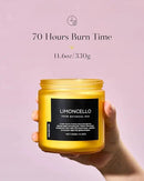 M&SENSE Limocello Scented Candle - 11.6oz Natural Soy Wax Non Toxic 70-Hour Slow Burning 2-Wick Lemon Highly Scent for Home Decor, Summer Candle for Yoga Spa & Meditation & Relaxing Gift by CozyNest Decor
