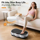 Vibration Plate Exercise Machine - 300 lbs Weight Capacity, 120 Speed Levels, 9 Workout Modes for Home Fitness, Muscle Toning & Weight Loss by CozyNest Decor