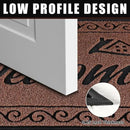 Yimobra Welcome Mat, Heavy Duty Sturdy Door Mats for Home Entrance Outdoor Indoor, Front Doormat for Outside Patio Floor Entry Porch Garage Office, Waterproof, Low Profile, 47 x 24, Maroon by CozyNest Decor