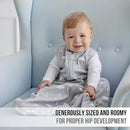 Baby Sleep Sack 1.0 TOG, Organic Cotton Baby Wearable Blanket with Two-Way Zipper, Swaddle Transition Baby Sleeping Bag, All-Season Sleep Sack for Newborn Infant Toddler Boy Girl, 2-Pack, 0-6 Month by TinyTreasures Baby Boutique