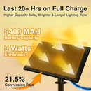 DAYBETTER 50FT Solar String Lights Outdoor Waterproof with 5W Panel Long Last for 20+Hrs&Remote,25 LED Bulbs Dimmable&Timer,Patio Lights 3 Installation-Clips,Stakes&Nails for Outside Porch Garden by GreenHaven Gardens