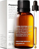 Gya Labs Peppermint Oil for Diffuser & Aromatherapy - 100% Pure Natural Peppermint Mint Essential Oils for Skin, Hair, DIY, Self-Care, Candle Making - Cooling, Minty Scent (1.02 Fl Oz) by CozyNest Decor