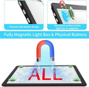 Phylosal Rechargeable A4 LED Light Pad with Built-in Stand, Magnetic Tracing Light Box for Drawing, Diamond Art Light Board with Side Button, Super Bright Light Table for Diamond Painting, Sketching by TinyTreasures Baby Boutique