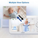 VTech VM5463-2 Baby Monitor 5" Screen with 2 Cameras, Pan-Tilt- Zoom, Night Light, Glow On The Ceiling Projector, Two-Way Talk, Secure Transmission No WiFi by TinyTreasures Baby Boutique
