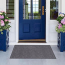 Door Mat Home Welcome Mats Outdoor and Indoor, Heavy-Duty Low-Profile Non-Slip Front Welcome Mat for Home Entrance, Outside Entry, Yard, Floor, Patio (Grey, 36x24) by CozyNest Decor