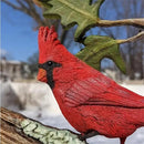 Cardinal Wood Carving - Handmade 'Cardinals Appear When Angels are Near', Unique Original Art Carving Work Statue Decor Small Animal Sculpture Art Wood Miniature by CozyNest Decor