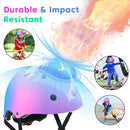 Color Gradient Adjustable Kids Bike Helmet Toddler Skateboard Helmets Boys Girls Child Ventilation Helmet for Multi-Sports Skating Cycling Scooter Balance by TinyTreasures Baby Boutique