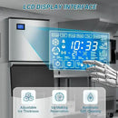 Large Commercial Ice Maker Machine: 500lbs/24H Production, with 350lbs Ice Storage Bucket, 156 Ice Cubes in 6-15 Mins - Stainless Steel Industrial Ice Maker for Restaurant, Bar, Cafe, Commercial Use by CozyNest Decor