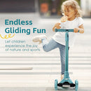 3 Wheel Scooter for Kids Ages 6-12,Kids Scooter with Light Up Wheels, Sturdy Deck Design, and 4 Height Adjustable Suitable for Kid Ages 3-12 by TinyTreasures Baby Boutique