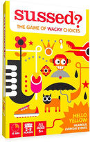 SUSSED The Wacky ‘What Would You Do?’ Card Game - Social Fun for Kids - Easy Travel Game, Family Activity - Ages 6+ - Yellow Pack by TinyTreasures Baby Boutique