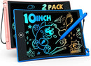 TEKFUN Kids Toys,10in 2 Pack LCD Writing Tablet Coloring Doodle Drawing Board Pad for Kids with Stylus, Car Trip Educational Toys Easter Toys Birthday Gift for Toddlers 3 4 5 6 7 Kids Girls Boys by TinyTreasures Baby Boutique