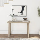 Plank+Beam Solid Wood Console Table, 46.25 Inch, Sofa Table, Narrow Entryway Table for Hallway, Behind The Couch, Living Room, Foyer, Easy Assembly, Seashell by CozyNest Decor
