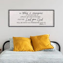 LuZhiQiang Be Strong And Courageous Sign Wall Decor 40"x15" Quote Joshua 1:9 Bible Verse Christian Faith Wood Art Wall (Black) by CozyNest Decor