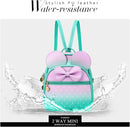 KL928 Girls Bowknot Polka Dot Cute Mini Backpack Small Daypacks Convertible Shoulder Bag Purse for Women by TinyTreasures Baby Boutique