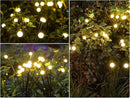 SunKite Solar Garden Lights - 4 Pack 10 LED Solar Firefly Lights Sway by Wind Outdoor Waterproof Solar Decorative Lights, Solar Outdoor Lights for Yard Patio Walkway Decoration, Warm White by GreenHaven Gardens