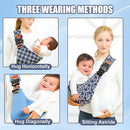 Baby Sling Carrier 2025 Baby Carrier Newborn to Toddler Sling Lightweight Baby Carrier Sling with Adjustable Straps Toddler Carrier Baby Wrap Sling for 10-30 lbs(Square) by TinyTreasures Baby Boutique