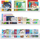 AZSKY Classic Nursery Book Shelves White Wall Book Shelves Kids Bookshelf for Bedroom Bathroom Décor Wall Ledge Shelves 36 in Hanging Shelves a Set of 3 by TinyTreasures Baby Boutique