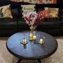Hewory Glass Hurricane Candle Holder Set of 6, Black Large Hurricane Centerpiece for Table, Tall Floor Square Pillar Candle Holders Lantern Set for Wedding, Anniversary, Party, Fireplace, Dining Room by CozyNest Decor