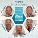 CrystLCare Tooth Sensitivity Treatment for Rapid and Long Lasting Relief for Adults & Kids – Sensitive Teeth Dental Strips for Hydroxyapatite Enamel Remineralization & Tooth Enamel Repair (14 Count) by CozyNest Decor