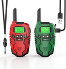 Walkie Talkies for Kids Rechargeable, Long Range 2 Way Radio, Outdoor Camping Games Toy Birthday Xmas Gift for Boys Age 7-12, 2 Pack by TinyTreasures Baby Boutique