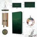 Wind Chimes for Outside, Large Outdoor Windchimes with Engraved Tree of Life, Premium Tuned Metal Chimes for Mother/Grandma, Home & Garden Decor with Soothing Tone by CozyNest Decor