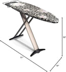 Bartnelli Pro Luxury Ironing Board - Extra Wide 62x19” Steam Iron Rest, Adjustable Height, T-Leg Foldable, European Made by CozyNest Decor