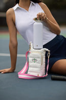 WanderFull® Original HydroBag® Collection, Water Bottle Holder w/Strap & Phone Pocket, Hands-Free Crossbody Water Bottle Bag by TinyTreasures Baby Boutique