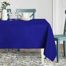 sancua Square Tablecloth - 70 x 70 Inch - Stain and Wrinkle Resistant Washable Polyester Table Cloth, Decorative Fabric Table Cover for Dining Tables, Buffet Parties and Camping, Royal Blue by CozyNest Decor