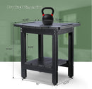 HDPE Shower Bench Seat Capacity 300LB, Waterproof Bathroom Stool with Side Carry Holes, Compact 16.8" L Design, Non-Slip Shower Seat for Elderly, Shaving Legs & Spa - Indoor/Outdoor Use(Black) by TinyTreasures Baby Boutique