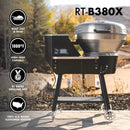 recteq Pellet Grill RT-B380X Bullseye Deluxe + BBQ Masters Bundle, WiFi Enabled Electric Pellet Smoker Grill, Wood Pellets, BBQ Outdoor, Smoke, Sear, and More by GreenHaven Gardens