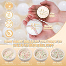 GOGOSO Balls for Ball Pit - Plastic Ball for Toddlers 1-3, Baby Kids Ball Pool Decoration 50 100 200 300 500 1000 (A White+Beige+Clear, 200 Balls) by TinyTreasures Baby Boutique