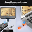 Andonstar AD210 10.1 Inch LCD Digital Microscope for Adults, Soldering Microscope for Electronics Repair, Coin Microscope Camera Full View for Error Coins with Light, Biological Slides Kit, 32G Card by TinyTreasures Baby Boutique