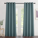 NICETOWN Greyish Blue Curtains 84 inches Long, Grommet Room Darkening Thermal Insulated Sound Dampening Window Treatments for Bedroom/Home Office, 2 Panels, W46 x L84 by TinyTreasures Baby Boutique
