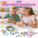 MooCubic Stickers Friendship Bracelet Making Kit, 16 Rolls (160 Cute Stickers), Wearable Shareable DIY Jewelry Craft Set for Kids Girls Boys Ages 3 +, Birthday Creative Gift for Child 5 6 7 8, Blue by TinyTreasures Baby Boutique