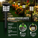 GIGALUMI Solar Outdoor Lights，6 Pack LED Solar Lights Outdoor Waterproof, Solar Walkway Lights Maintain 10 Hours of Lighting for Your Garden, Landscape, Path, Yard, Patio, Driveway by GreenHaven Gardens