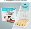 Uproot Clean Washing Machine Cleaner Tablets - 24 Pack for a 12 Month Supply. Formulated for Pet Owners. Compatible with HE, Top & Front Load. Easily Removes Residue, Grime, and Odors. Septic Safe. by CozyNest Decor